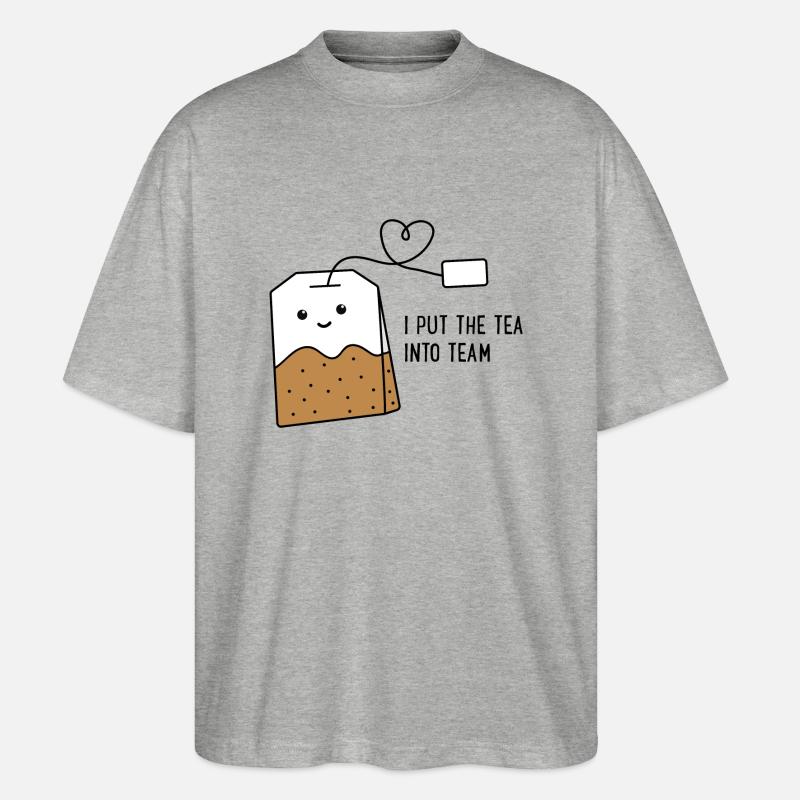 Team - Stanley/Stella Oversized Unisex Bio T-Shirt Blaster 2.0 - Grau meliert