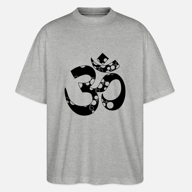 Ohm Symbol - Stanley/Stella Oversized Unisex Bio T-Shirt Blaster 2.0 - Grau meliert
