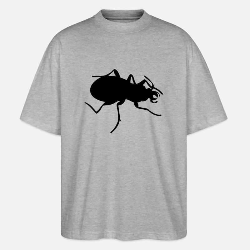 Beetle - T-shirt bio Blaster 2.0 coupe oversize Stanley/Stella Unisexe - gris chiné