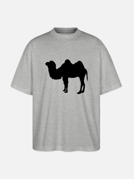 kamel - Stanley/Stella Oversized Unisex Bio T-Shirt Blaster 2.0 - Grau meliert