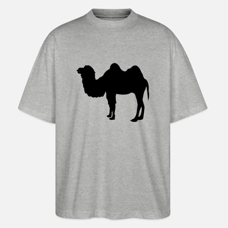kamel - Stanley/Stella Oversized Unisex Organic T-shirt Blaster 2.0 - heather grey