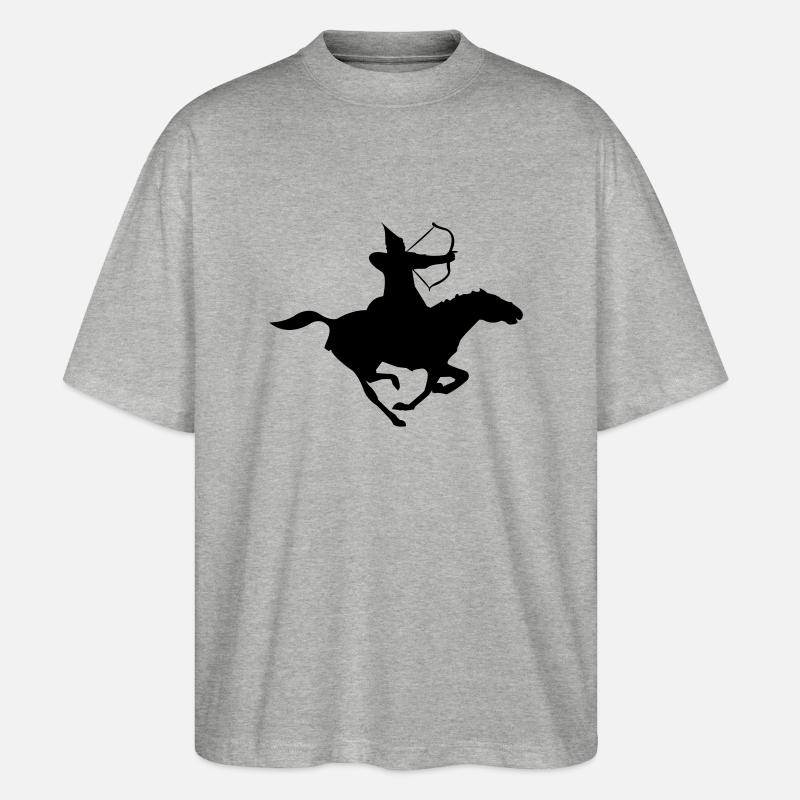 krieger - T-shirt bio Blaster 2.0 coupe oversize Stanley/Stella Unisexe - gris chiné