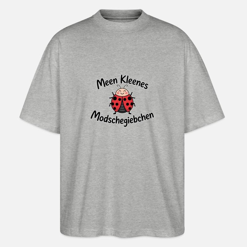 Meen kleenes Modschegiebchen – Dicton saxon - T-shirt bio Blaster 2.0 coupe oversize Stanley/Stella Unisexe - gris chiné