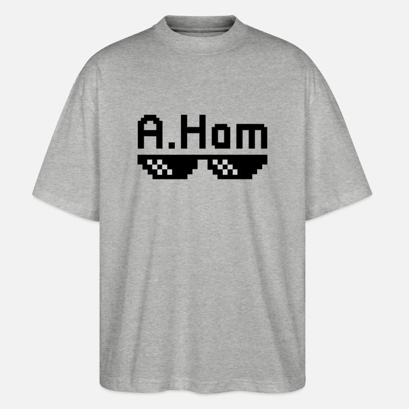 A. Ham - Stanley/Stella Oversized Unisex Bio T-Shirt Blaster 2.0 - Grau meliert