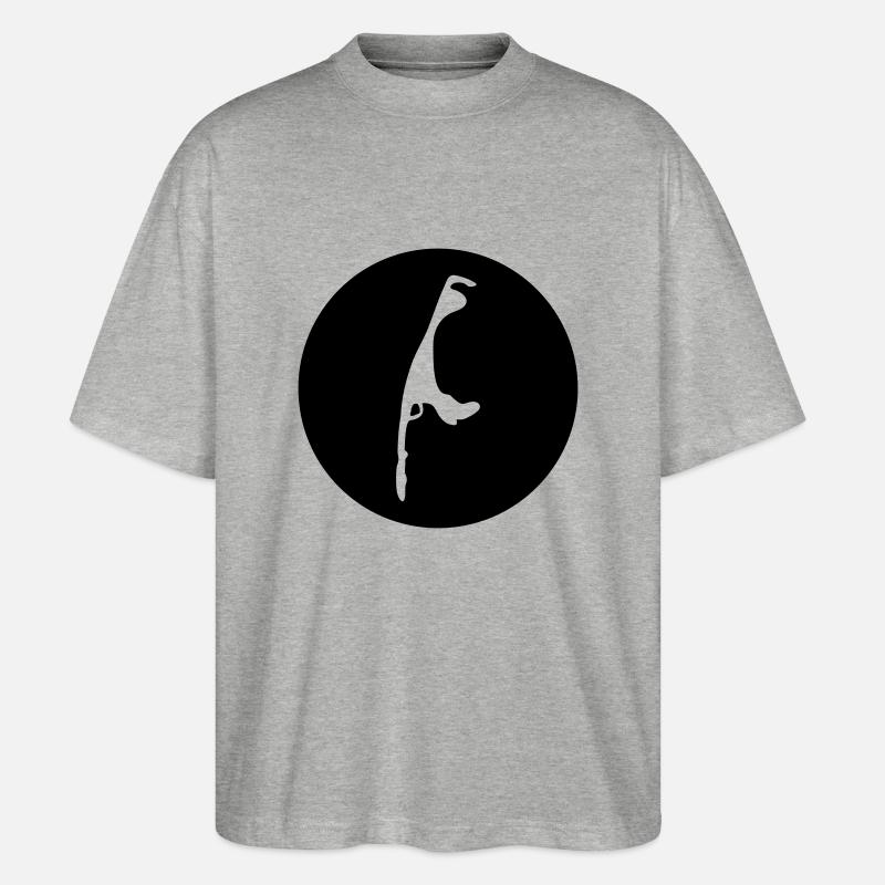 Sylt - Stanley/Stella Oversized Unisex Bio T-Shirt Blaster 2.0 - Grau meliert