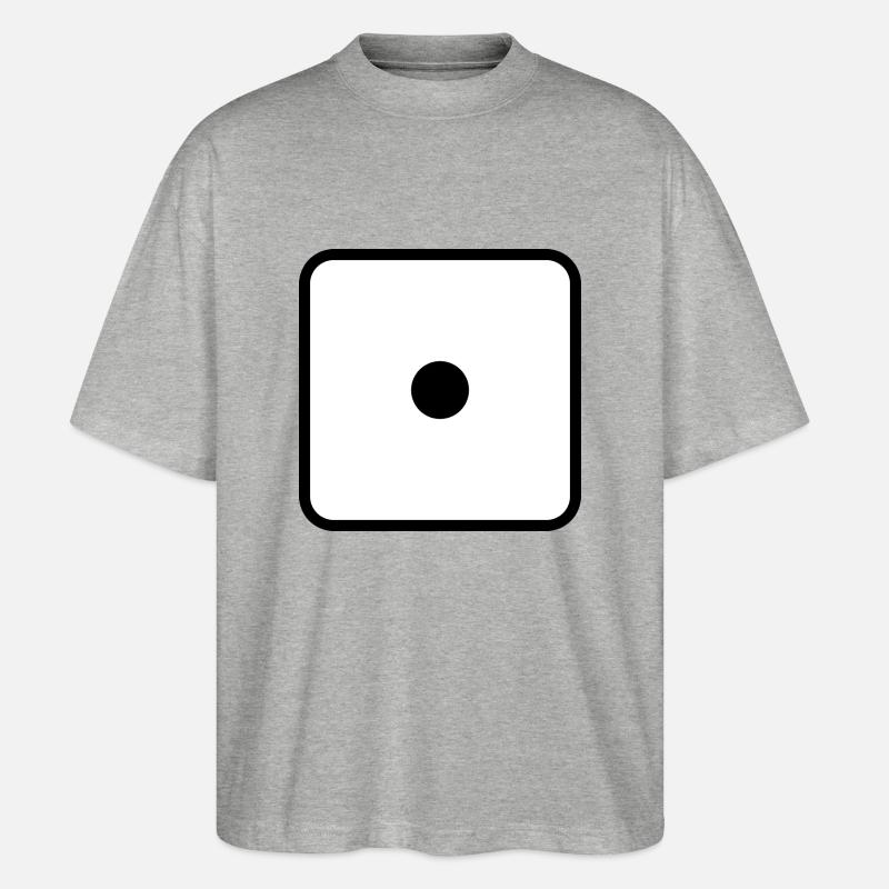 Numéro de cube 1 - T-shirt bio Blaster 2.0 coupe oversize Stanley/Stella Unisexe - gris chiné