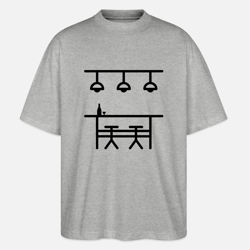 Beachable - Stanley/Stella Oversized Unisex Organic T-shirt Blaster 2.0 - heather grey
