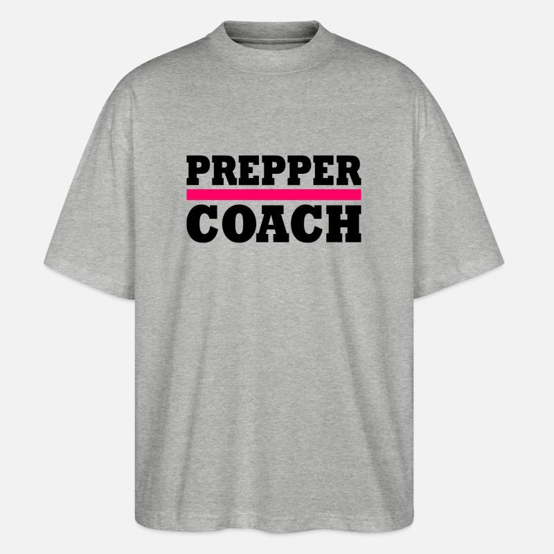 Prepper - T-shirt bio Blaster 2.0 coupe oversize Stanley/Stella Unisexe - gris chiné