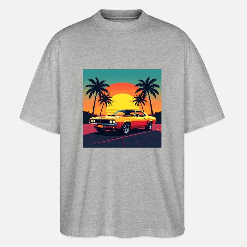 Oldtimer - Stanley/Stella Oversized Unisex Bio T-Shirt Blaster 2.0 - Grau meliert