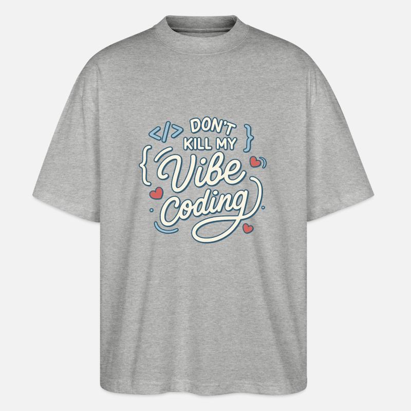 Vibe coding - Stanley/Stella Oversized Unisex Organic T-shirt Blaster 2.0 - heather grey