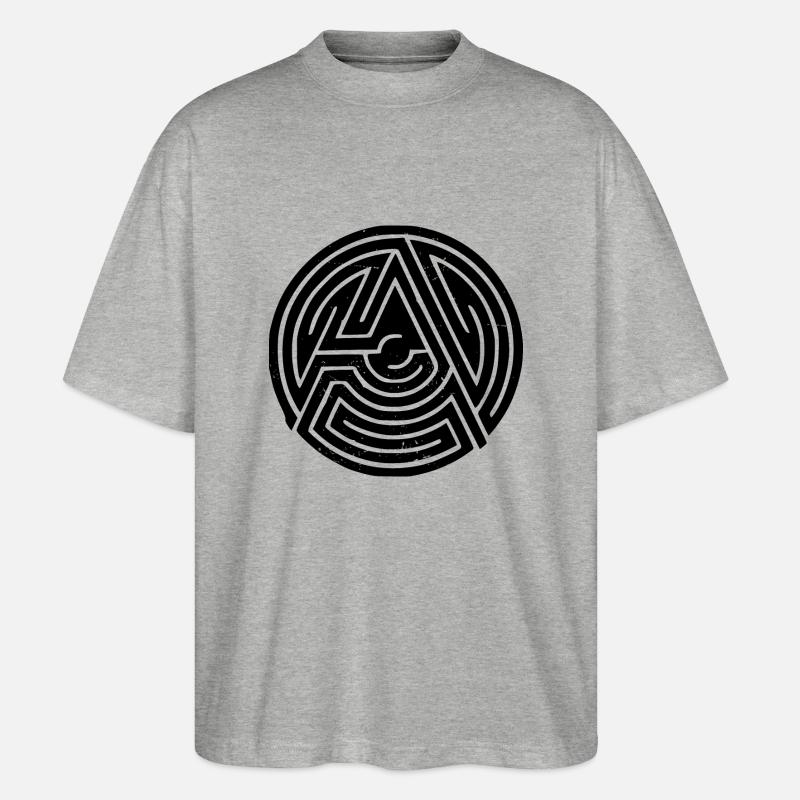 anarchy - Stanley/Stella Oversized Unisex Bio T-Shirt Blaster 2.0 - Grau meliert