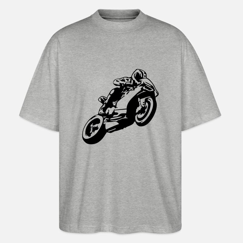 1199 Panigale S - Stanley/Stella Oversized Unisex Bio T-Shirt Blaster 2.0 - Grau meliert