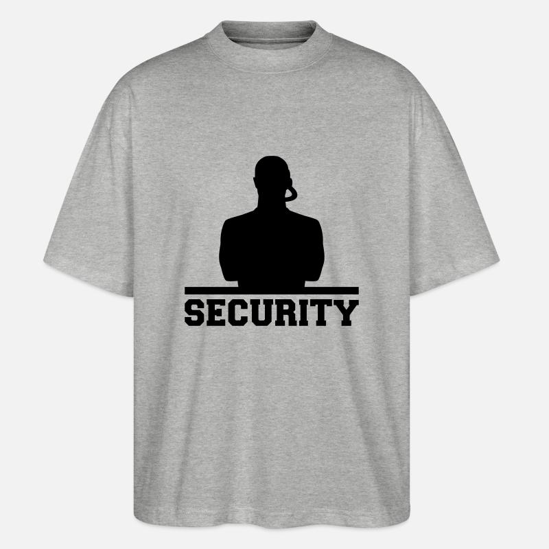 Security - Stanley/Stella Oversized Unisex Organic T-shirt Blaster 2.0 - heather grey