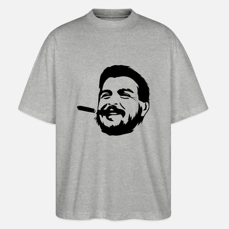 che - Stanley/Stella Oversized Unisex Bio T-Shirt Blaster 2.0 - Grau meliert