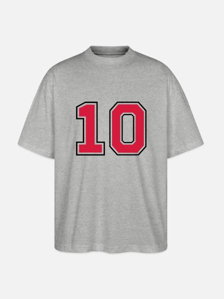 10__f2 - Stanley/Stella Oversized Unisex Organic T-shirt Blaster 2.0 - heather grey