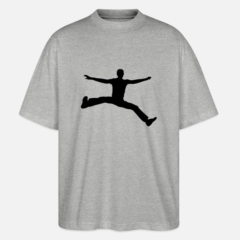 springendermannf1 - T-shirt bio Blaster 2.0 coupe oversize Stanley/Stella Unisexe - gris chiné