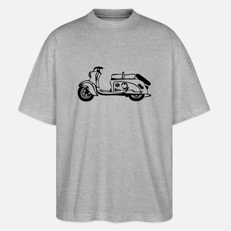 IWL Roller Berlin - Stanley/Stella Oversized Unisex Bio T-Shirt Blaster 2.0 - Grau meliert