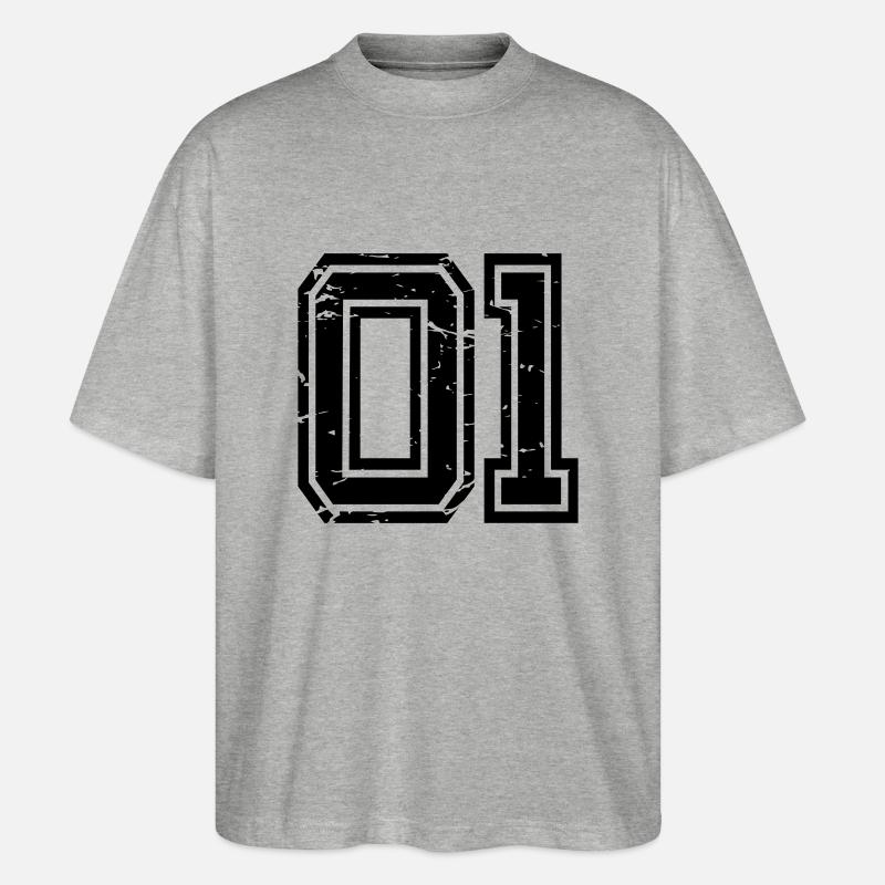 Adana 01 used look - Stanley/Stella Oversized Unisex Bio T-Shirt Blaster 2.0 - Grau meliert