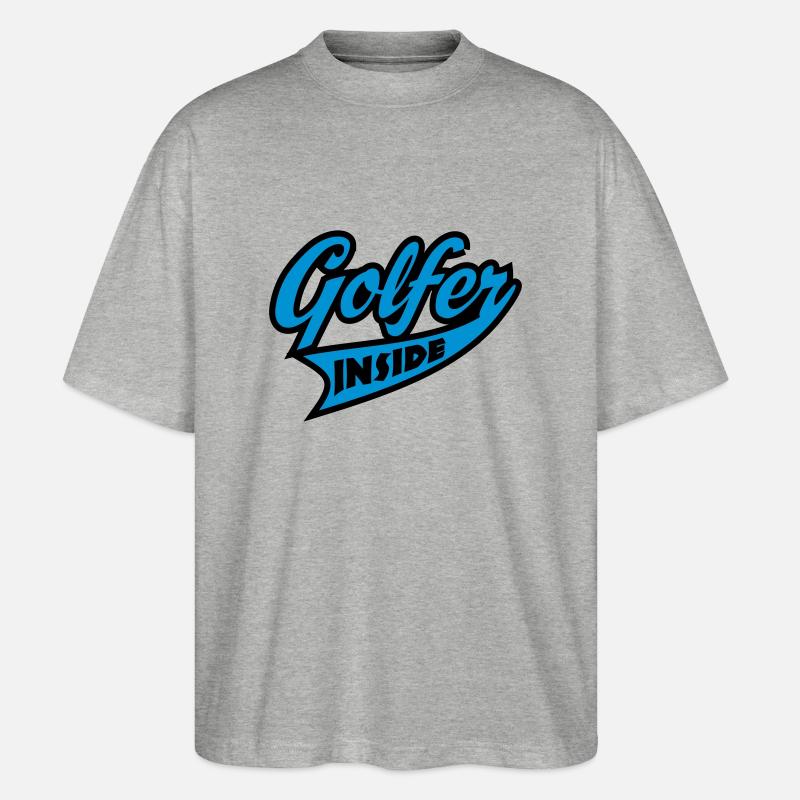 Golf - Stanley/Stella Oversized Unisex Bio T-Shirt Blaster 2.0 - Grau meliert