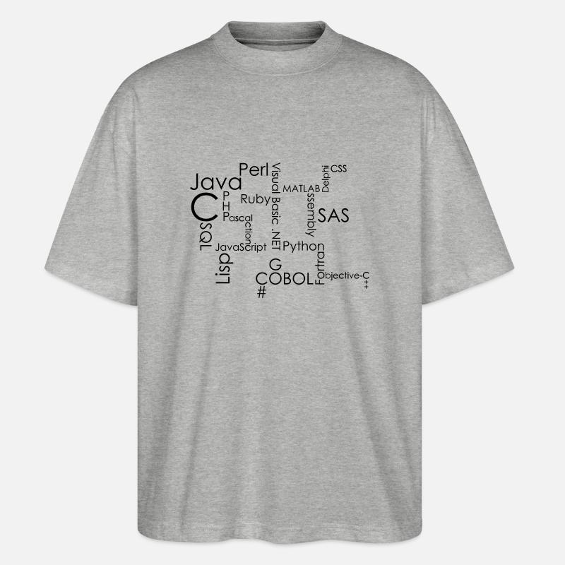 Programming - Stanley/Stella Oversized Unisex Organic T-shirt Blaster 2.0 - heather grey