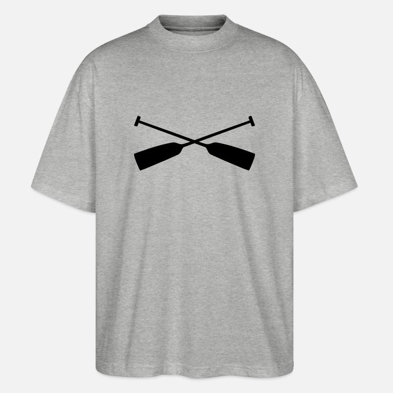 Paddel - Stanley/Stella Oversized Unisex Bio T-Shirt Blaster 2.0 - Grau meliert