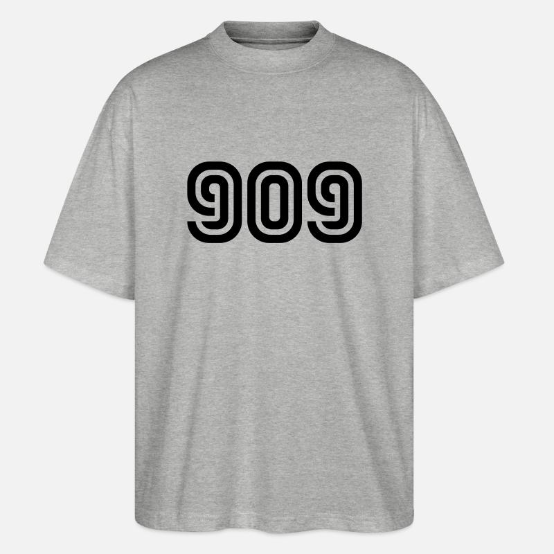 Number 909__V001 - Stanley/Stella Oversized Unisex Bio T-Shirt Blaster 2.0 - Grau meliert