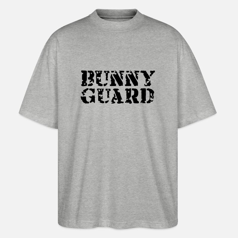 Bunny Guard - Stanley/Stella Oversized Unisex Bio T-Shirt Blaster 2.0 - Grau meliert