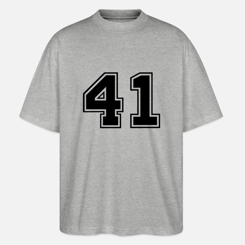 41 - Stanley/Stella Oversized Unisex Bio T-Shirt Blaster 2.0 - Grau meliert