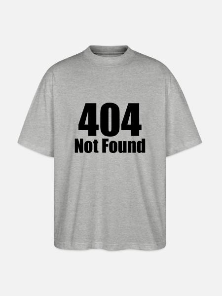 404 Not Found - Stanley/Stella Oversized Unisex Organic T-shirt Blaster 2.0 - heather grey