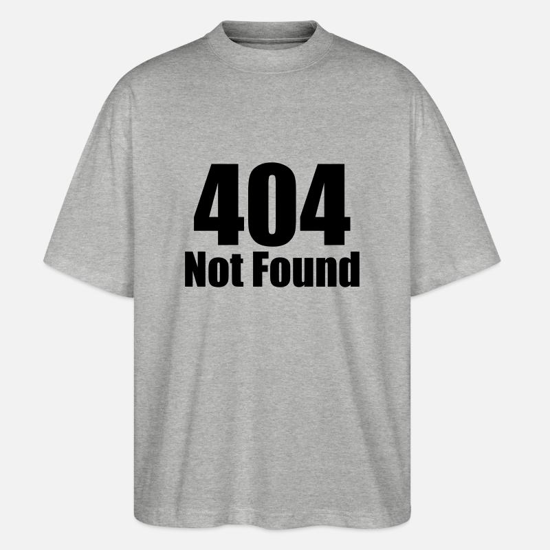 404 introuvable - T-shirt bio Blaster 2.0 coupe oversize Stanley/Stella Unisexe - gris chiné