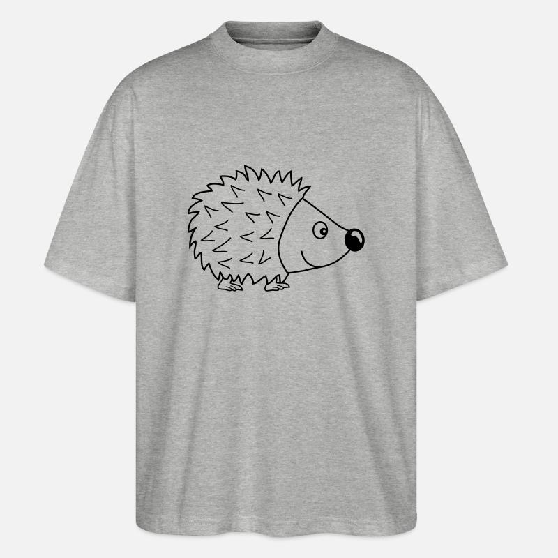 igel_1 - T-shirt bio Blaster 2.0 coupe oversize Stanley/Stella Unisexe - gris chiné