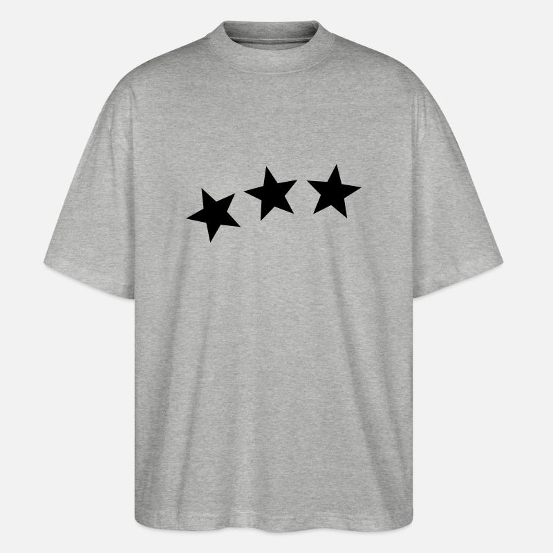 star - T-shirt bio Blaster 2.0 coupe oversize Stanley/Stella Unisexe - gris chiné