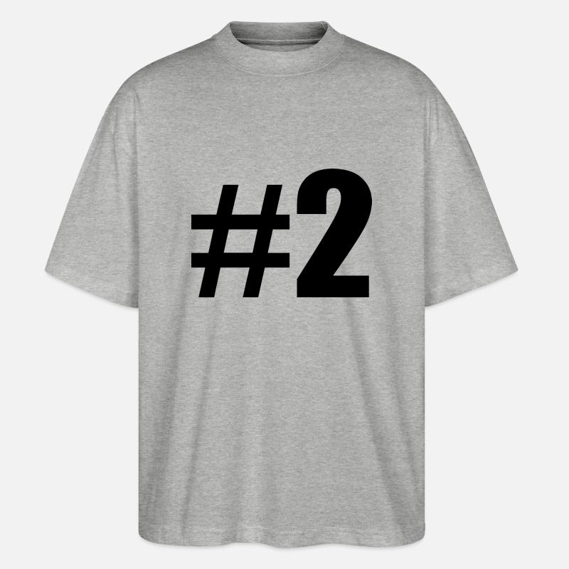 #2 - Stanley/Stella Oversized Unisex Bio T-Shirt Blaster 2.0 - Grau meliert