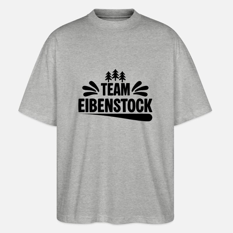 Team Eibenstock - Stanley/Stella Oversized Unisex Bio T-Shirt Blaster 2.0 - Grau meliert