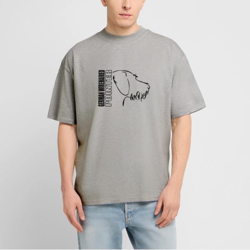 German wirehaired pointer PROFILE Stanley/Stella Oversized Unisex Organic T-shirt Blaster 2.0