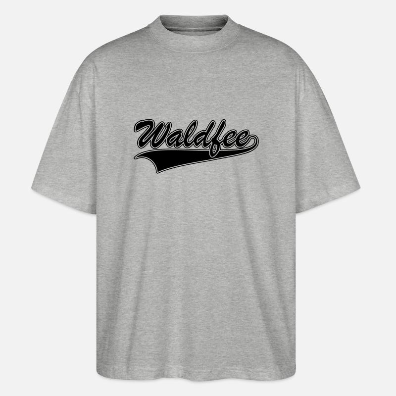Waldfee - Stanley/Stella Oversized Unisex Bio T-Shirt Blaster 2.0 - Grau meliert