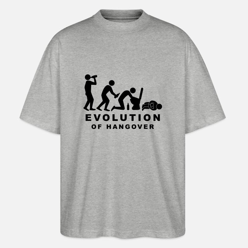 Evolution Hangover - T-shirt bio Blaster 2.0 coupe oversize Stanley/Stella Unisexe - gris chiné