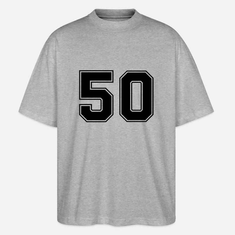 50 - Stanley/Stella Oversized Unisex Organic T-shirt Blaster 2.0 - heather grey
