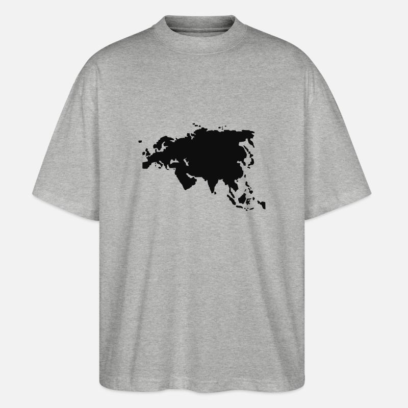 Eurasien - Stanley/Stella Oversized Unisex Bio T-Shirt Blaster 2.0 - Grau meliert