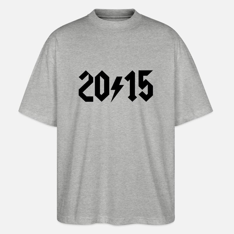 2015 - Stanley/Stella Oversized Unisex Bio T-Shirt Blaster 2.0 - Grau meliert