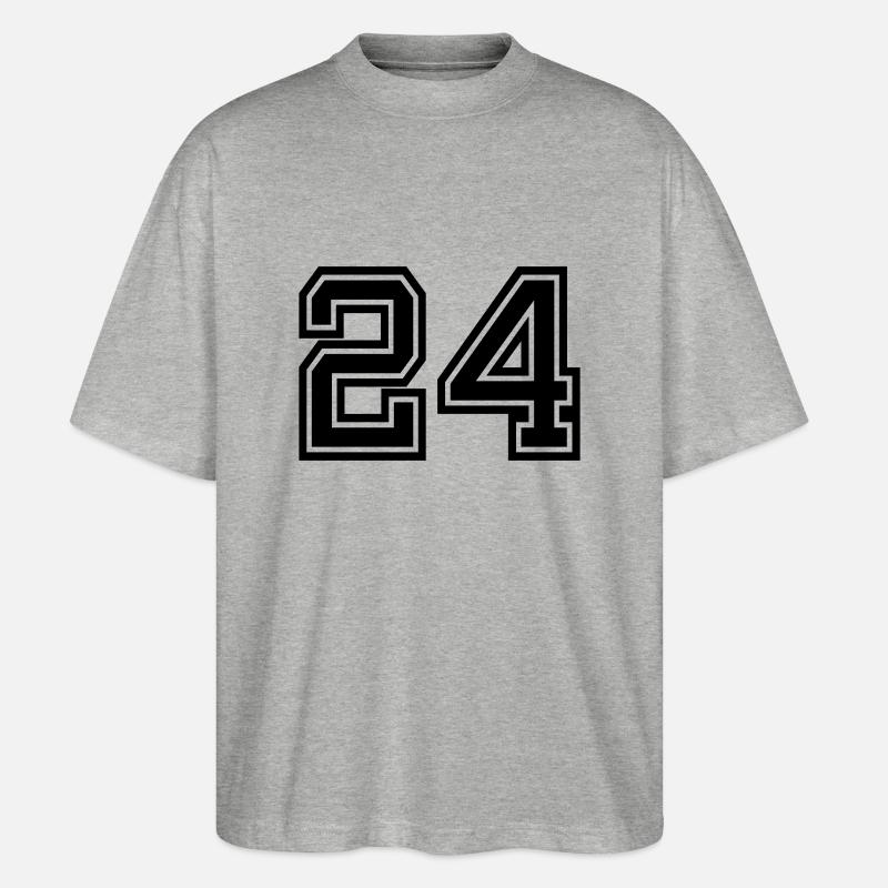 24 - Stanley/Stella Oversized Unisex Bio T-Shirt Blaster 2.0 - Grau meliert