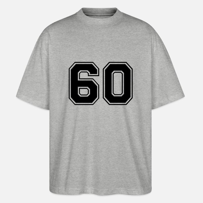 60 - Stanley/Stella Oversized Unisex Bio T-Shirt Blaster 2.0 - Grau meliert