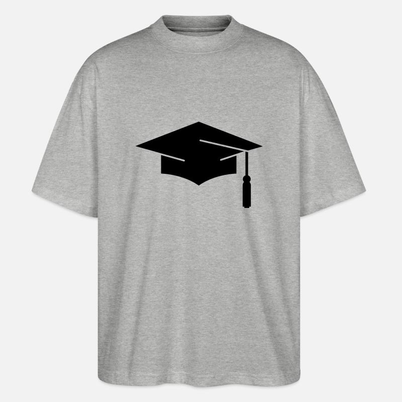 Graduierung - Stanley/Stella Oversized Unisex Bio T-Shirt Blaster 2.0 - Grau meliert