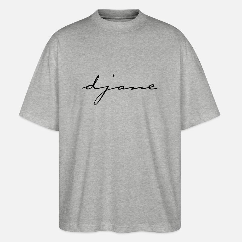 DJANE script - Stanley/Stella Oversized Unisex Bio T-Shirt Blaster 2.0 - Grau meliert