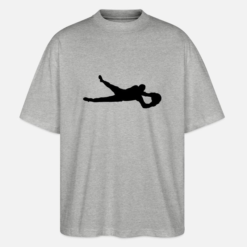 torwart - Stanley/Stella Oversized Unisex Bio T-Shirt Blaster 2.0 - Grau meliert