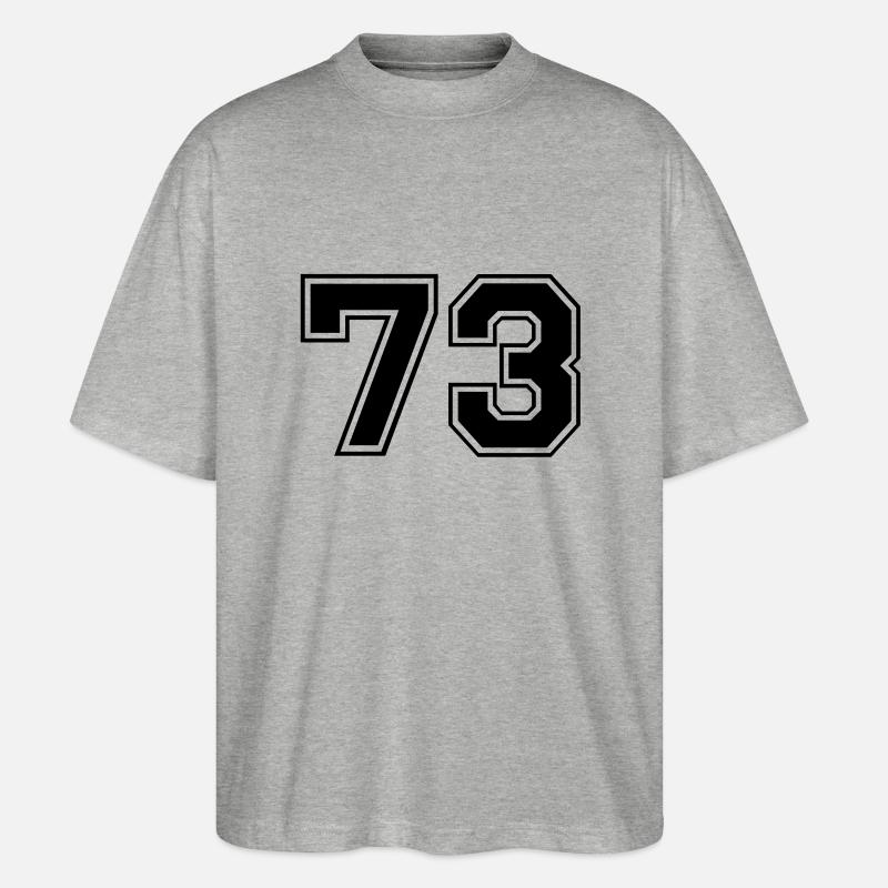73 - Stanley/Stella Oversized Unisex Bio T-Shirt Blaster 2.0 - Grau meliert