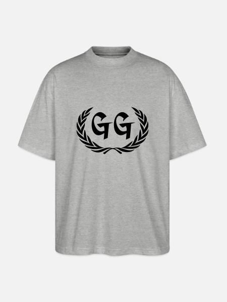 gg - T-shirt bio Blaster 2.0 coupe oversize Stanley/Stella Unisexe - gris chiné