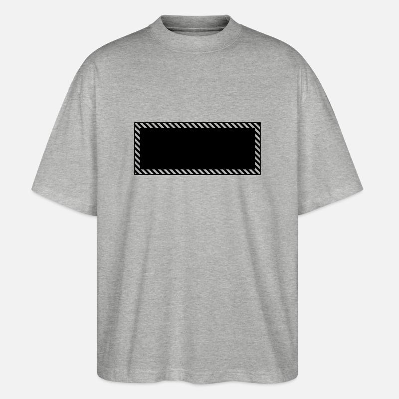 Frame - Stanley/Stella Oversized Unisex Bio T-Shirt Blaster 2.0 - Grau meliert