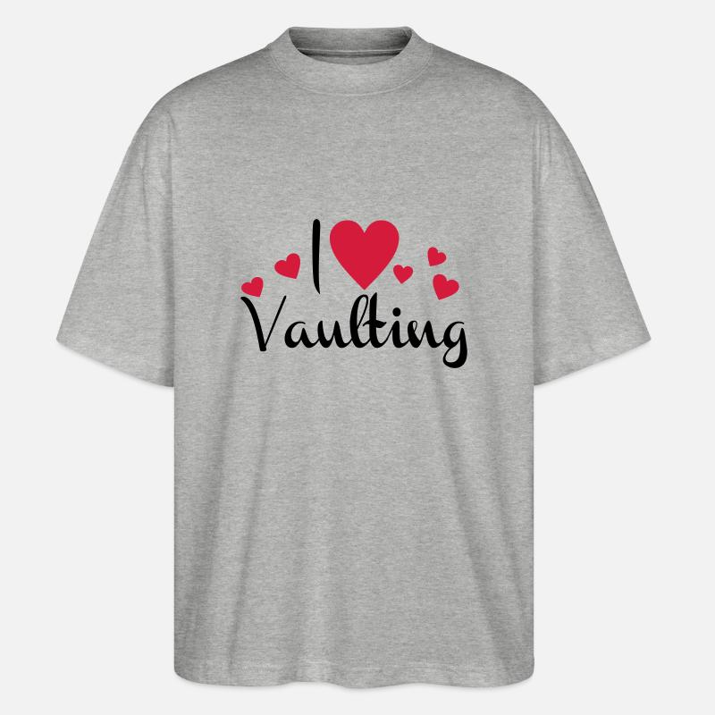 voltigieren - Stanley/Stella Oversized Unisex Bio T-Shirt Blaster 2.0 - Grau meliert