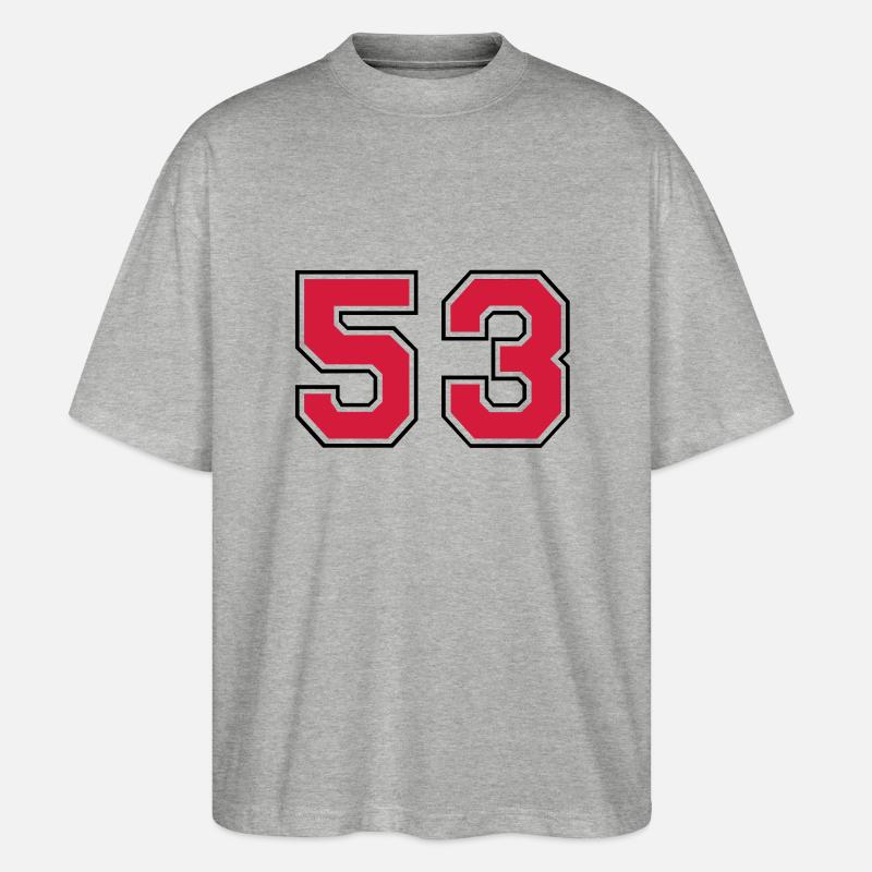 53__f2 - Stanley/Stella Oversized Unisex Bio T-Shirt Blaster 2.0 - Grau meliert